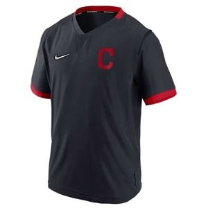 NWT Nike Baseball Cleveland Guardians Short Sleeve Pullover Men's‎ Small Jacket